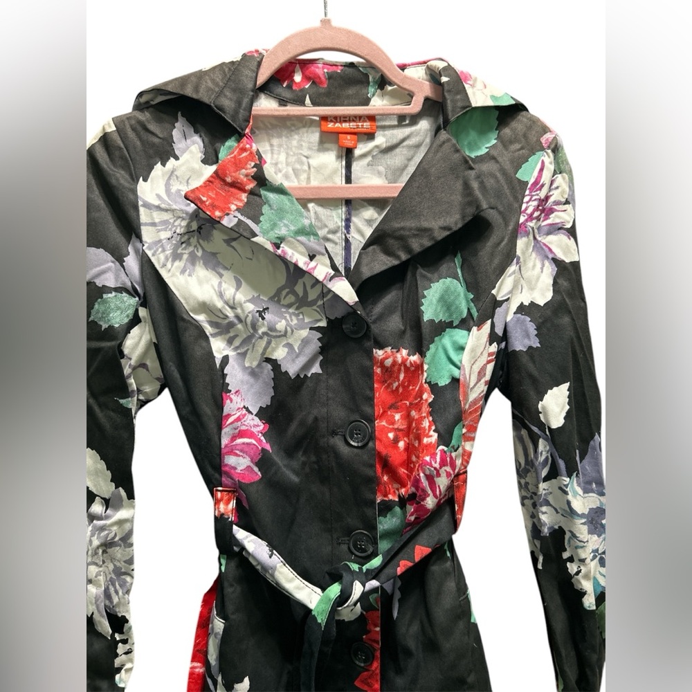 Kirna Zabete for Target Floral Print Belted Trench Coat - Picture 3 of 6